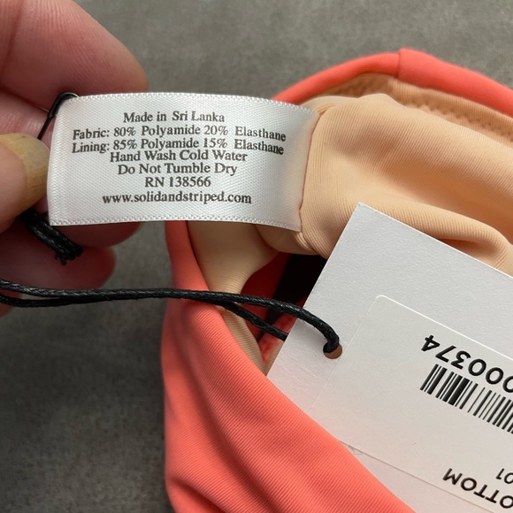 NWT Solid & Striped Grace bikini bottom - Picture 6 of 9